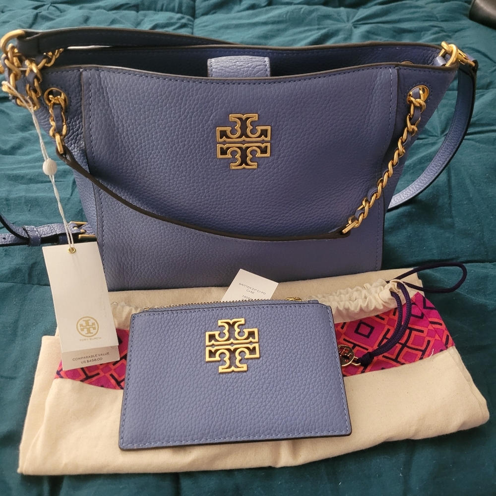 Periwinkle Tory Burch Kira bag